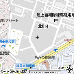東京都練馬区北町4丁目周辺の地図