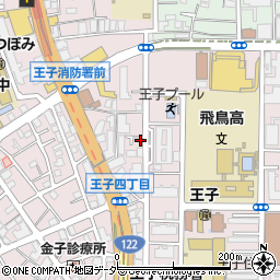 東京都北区王子4丁目25-14周辺の地図