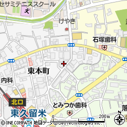 慶應学院周辺の地図