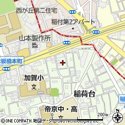東京都板橋区稲荷台19周辺の地図