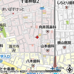東京都北区十条仲原1丁目6-1周辺の地図