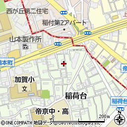 東京都板橋区稲荷台18-12周辺の地図