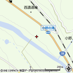 長野県木曽郡上松町小野周辺の地図