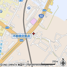 イエスオートガーデン成田店周辺の地図