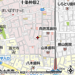 東京都北区十条仲原1丁目6-12周辺の地図