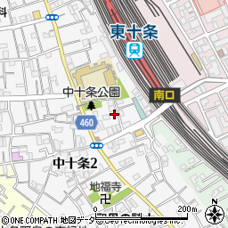 カーサ東十条周辺の地図