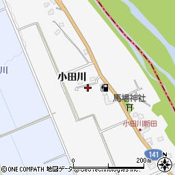 山梨県韮崎市中田町小田川783-7周辺の地図