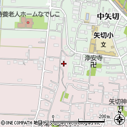 千葉県松戸市下矢切390周辺の地図