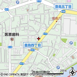 ＮＢパーキング豊島第８駐車場周辺の地図
