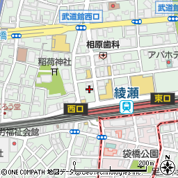 東京東信用金庫綾瀬支店周辺の地図