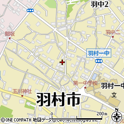 東京都羽村市羽中3丁目周辺の地図