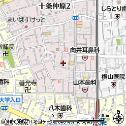東京都北区十条仲原1丁目6-3周辺の地図
