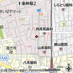 サンドラッグ十条銀座店周辺の地図