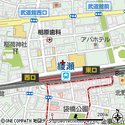 東京都足立区綾瀬3丁目3周辺の地図