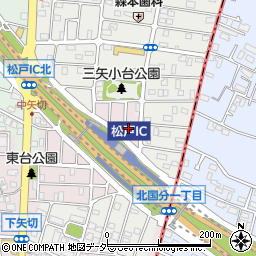 千葉県松戸市下矢切30周辺の地図