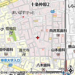 東京都北区十条仲原1丁目8-18周辺の地図