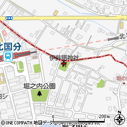 伊弉諾神社周辺の地図