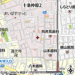 東京都北区十条仲原1丁目6-4周辺の地図