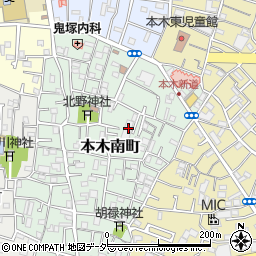 東京都足立区本木南町15周辺の地図