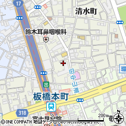 東京都板橋区清水町38周辺の地図