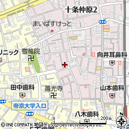 東京都北区十条仲原1丁目15-10周辺の地図