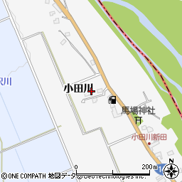 山梨県韮崎市中田町小田川783-11周辺の地図