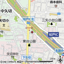 千葉県松戸市下矢切35周辺の地図