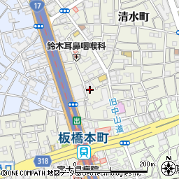 東京都板橋区清水町37周辺の地図
