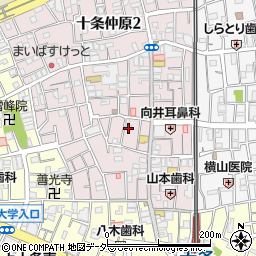 東京都北区十条仲原1丁目6-5周辺の地図