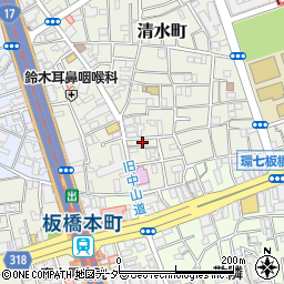 東京都板橋区清水町28周辺の地図