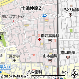東京都北区十条仲原1丁目6-9周辺の地図