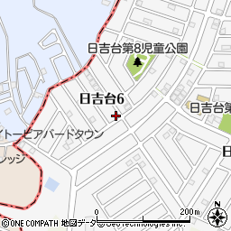 千葉県富里市日吉台6丁目24-1周辺の地図