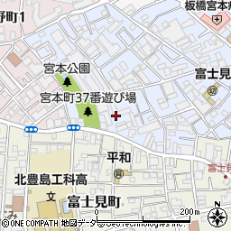 東京都板橋区宮本町36周辺の地図