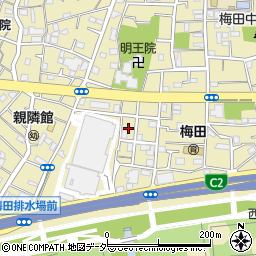東京都足立区梅田4丁目20周辺の地図