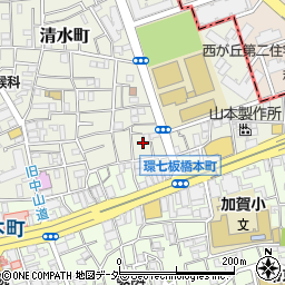 東京都板橋区清水町8周辺の地図