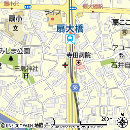 日産レンタカー扇大橋駅前店周辺の地図