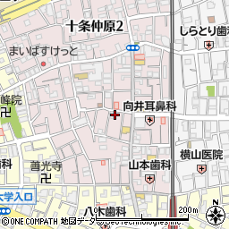 東京都北区十条仲原1丁目6-7周辺の地図