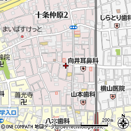 東京都北区十条仲原1丁目6-8周辺の地図