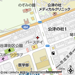 千葉県成田市公津の杜1丁目2周辺の地図