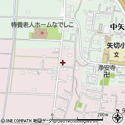 千葉県松戸市下矢切406周辺の地図