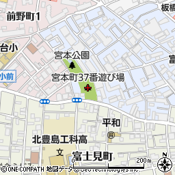 宮本町３７番遊び場周辺の地図