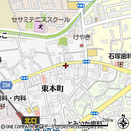 デシオ東本町周辺の地図