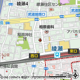 セカンドストリート　綾瀬店周辺の地図