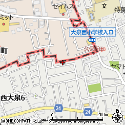 東京都練馬区西大泉6丁目6-32周辺の地図