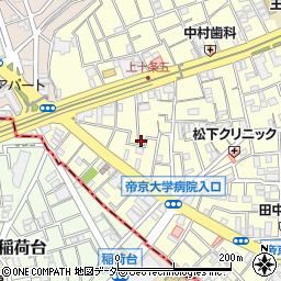 東京都北区上十条4丁目周辺の地図