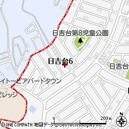 千葉県富里市日吉台6丁目24-3周辺の地図