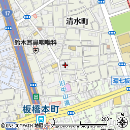 東京都板橋区清水町27周辺の地図