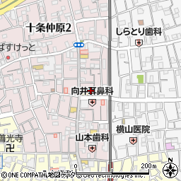 東京都北区十条仲原1丁目27-2周辺の地図
