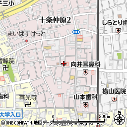 東京都北区十条仲原1丁目23-1周辺の地図