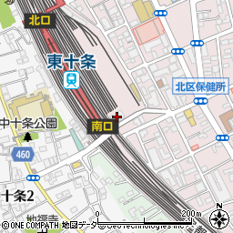 東日本旅客鉄道下十条運転区総合事務所周辺の地図